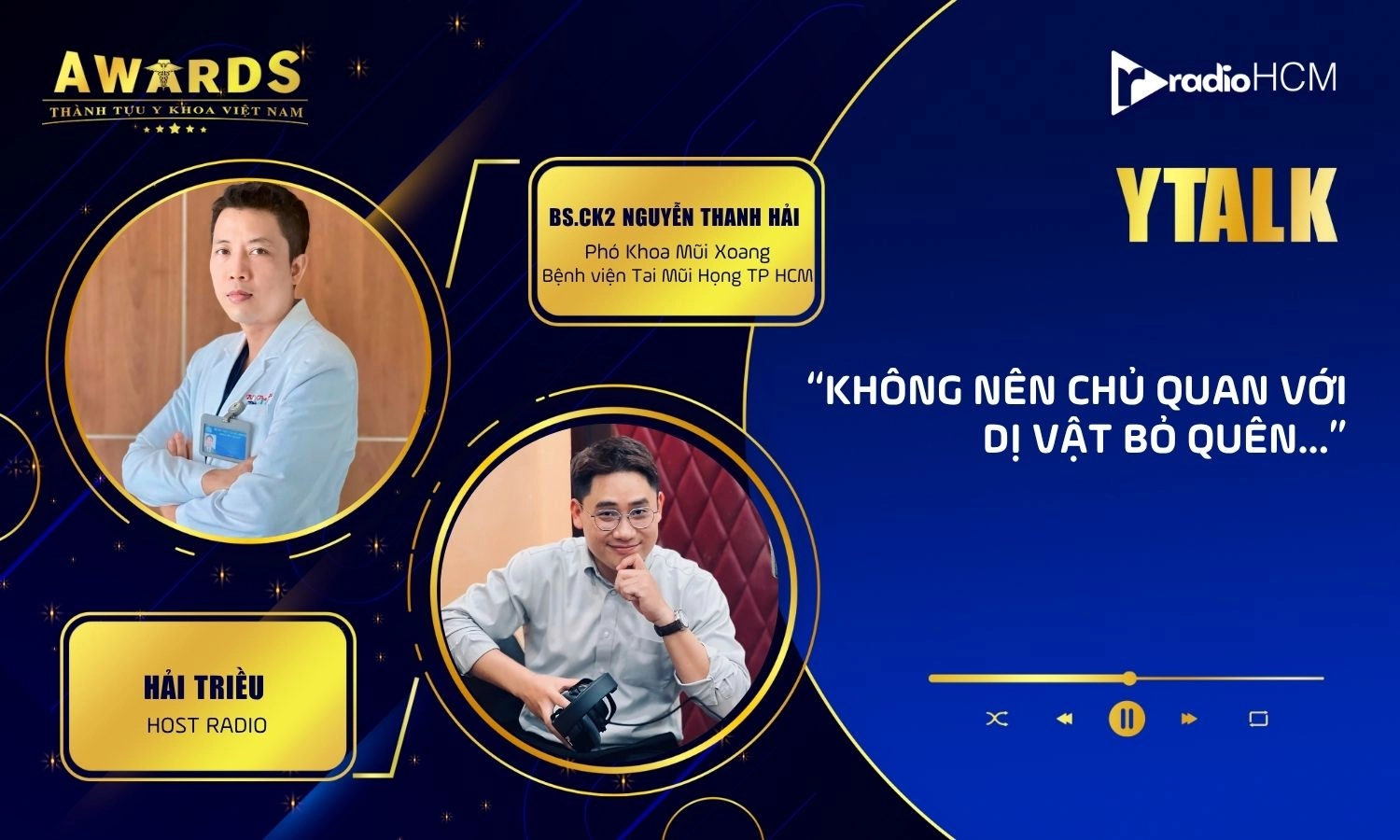 Không nên chủ quan với dị vật bỏ quên