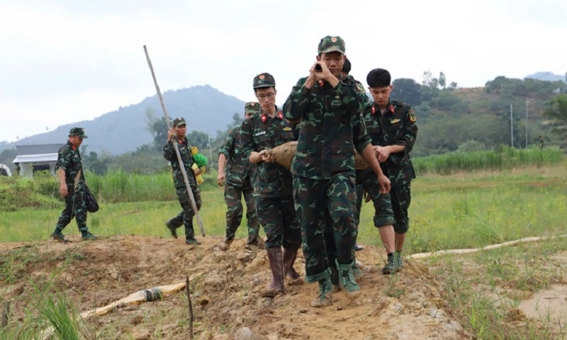 Lâm Đồng: Hủy nổ an toàn ba quả bom 