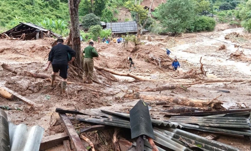 Mưa lũ Điện Biên: 9 người chết, 1 mất tích