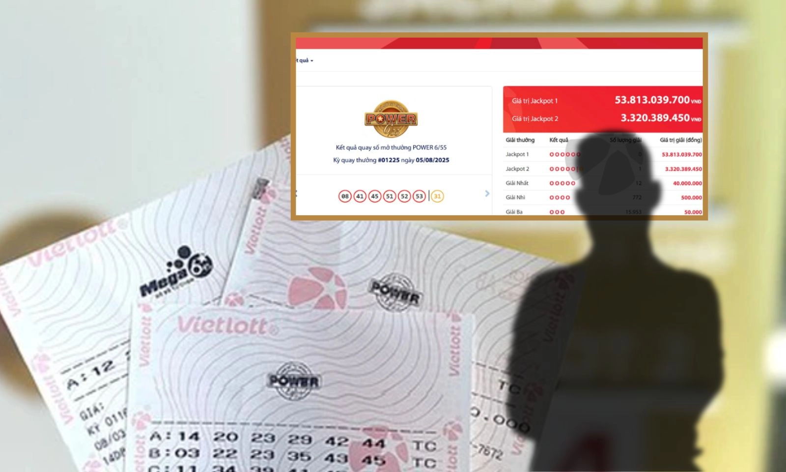 Vietlott tìm thấy vé số trúng độc đắc hơn 3,3 tỷ đồng