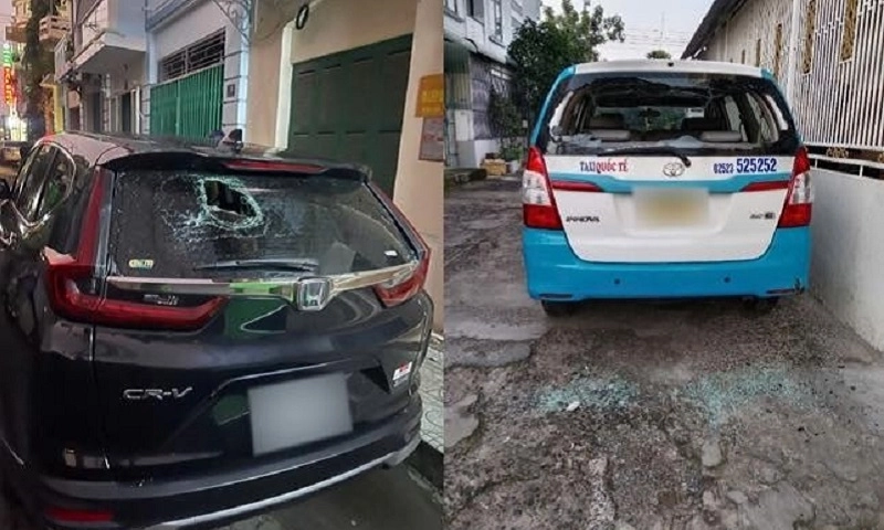 Lâm Đồng: Bị bùng kèo nhậu, thanh niên đập phá hàng chục ôtô 