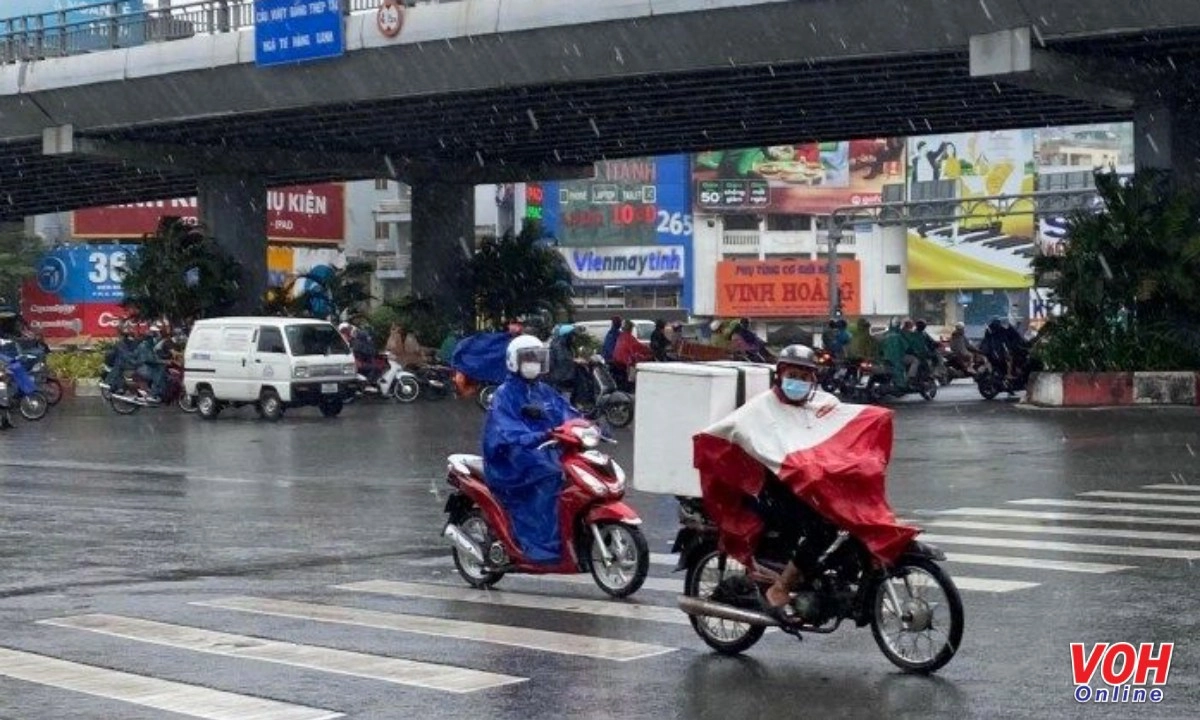 Mưa lớn từ miền Tây lên TPHCM, Đồng Nai, Tây Ninh