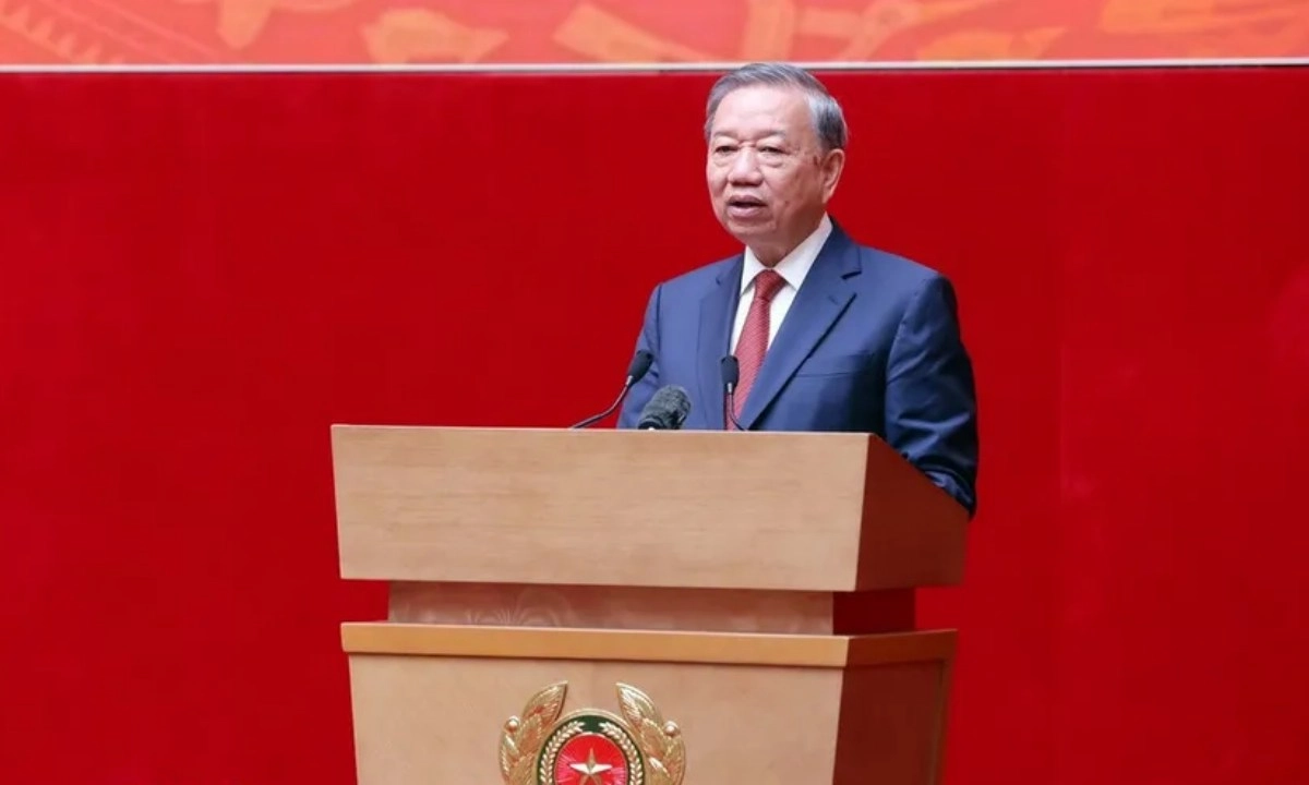 Tổng Bí thư: CAND tiếp tục là “lá chắn thép”, “thanh bảo kiếm” bảo vệ Đảng, nhân dân