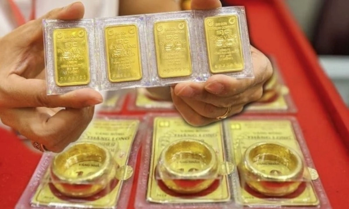 Giá vàng SJC lập kỷ lục mới 126,6 triệu đồng/lượng