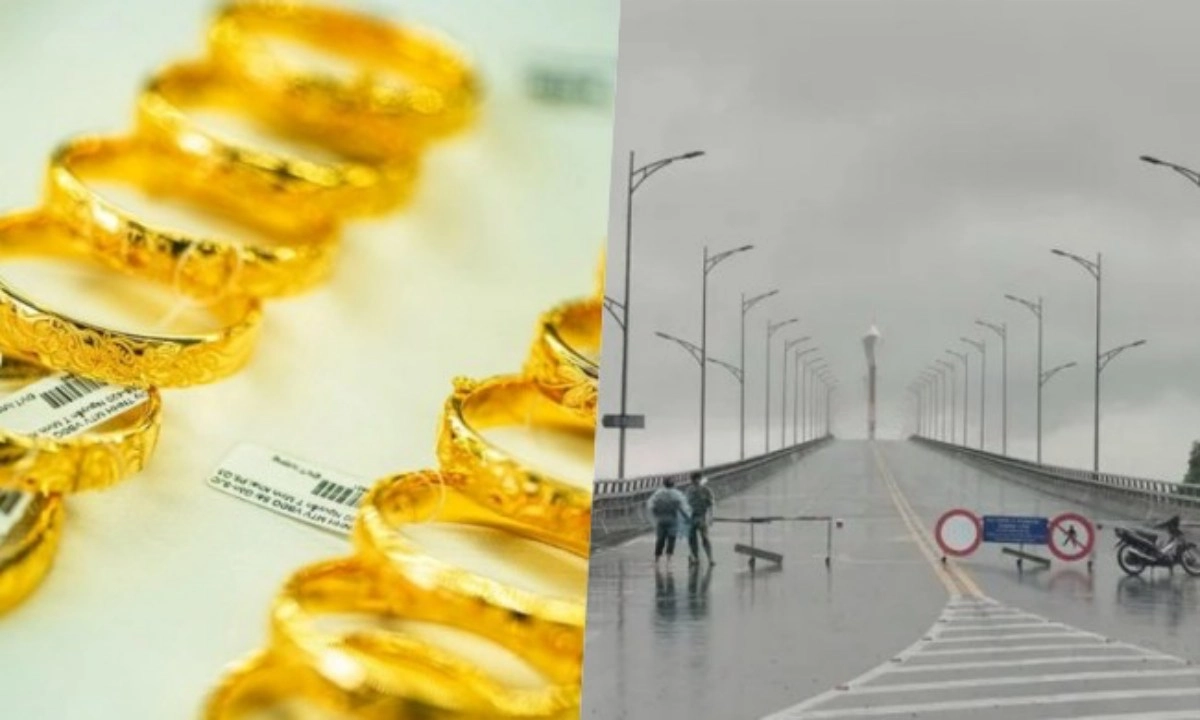 Điểm tin trưa 25/8: Vàng SJC tăng lên 127 triệu đồng/lượng | Bão số 5 Kajiki sắp đổ bộ