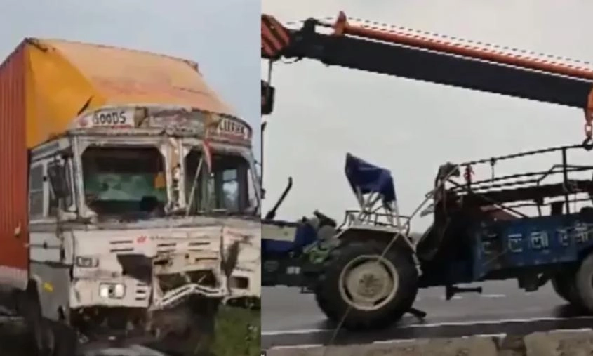 Xe container va chạm xe máy kéo ở Ấn Độ, ít nhất 8 người thiệt mạng