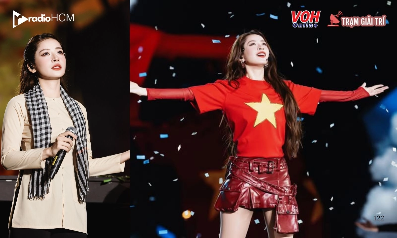 Chi Pu tại concert Sao nhập ngũ 2025: Biến hóa đa dạng trên sân khấu