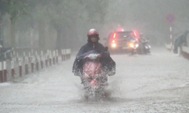 Trưa và chiều tối 2/9, TPHCM và Nam Bộ có mưa to