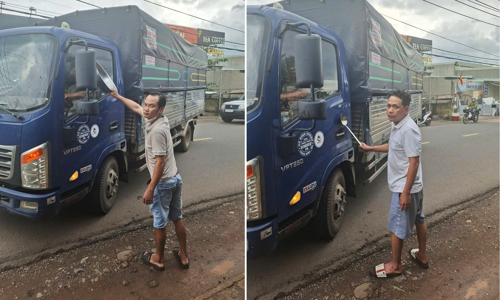 Khống chế nhóm người say xỉn, lái xe tải đi gây rối trật tự công cộng