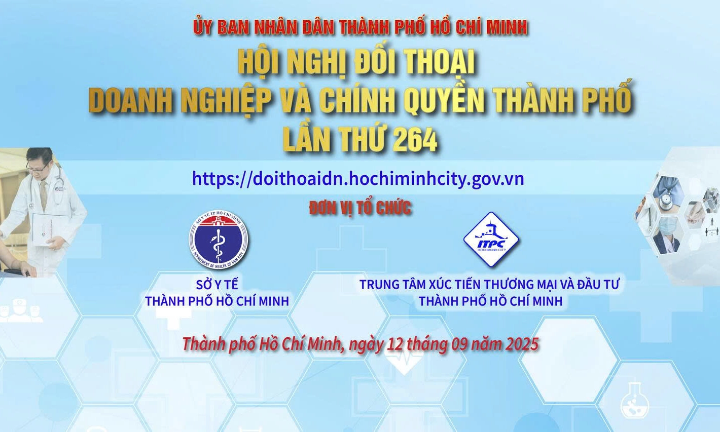 [Livestream] Hội nghị Đối thoại giữa Doanh nghiệp lĩnh vực y tế và Chính quyền Thành phố