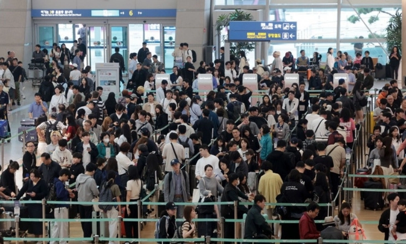 Sân bay Incheon đón lượng khách kỷ lục trong kỳ nghỉ Tết Trung thu