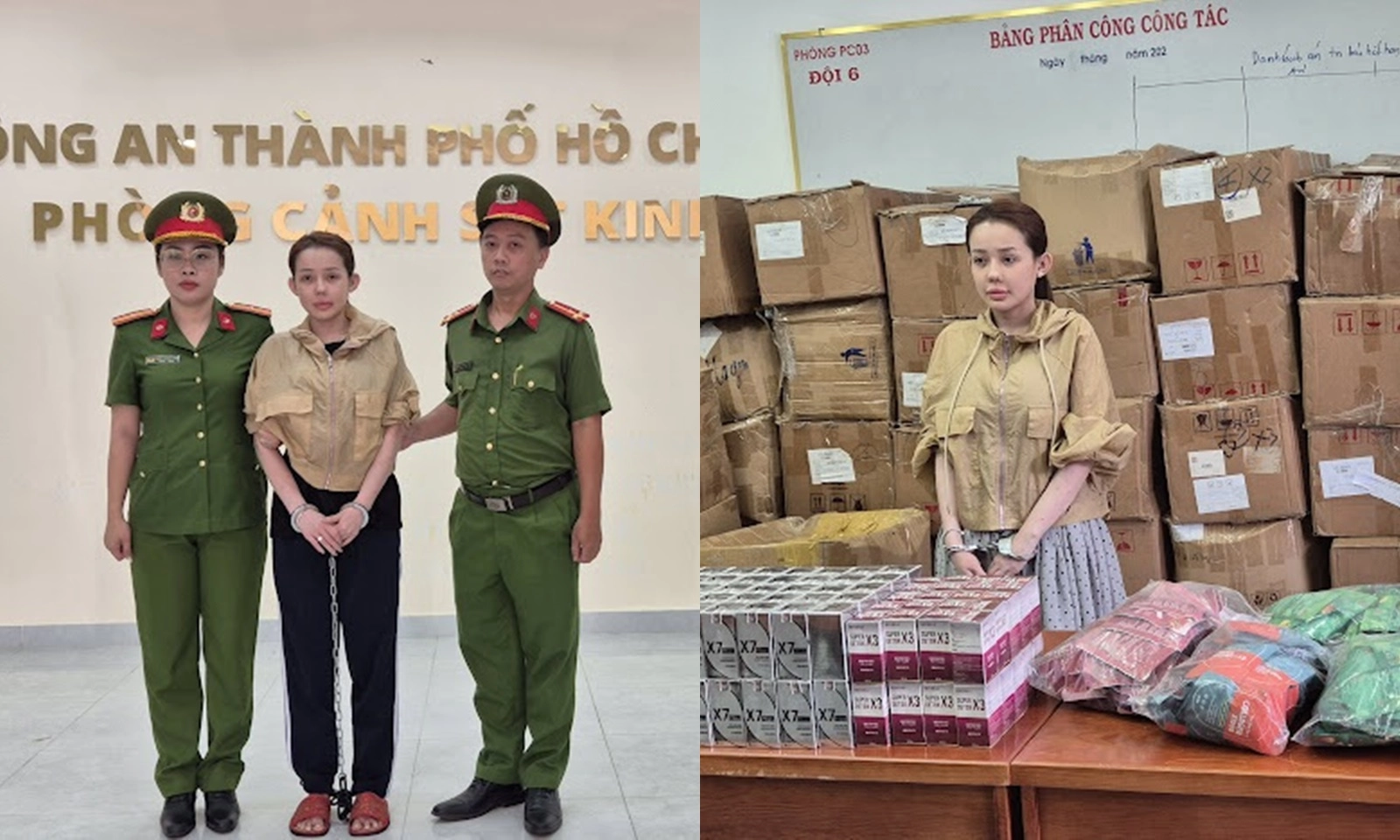 Hot girl Ngân 98 bị bắt 