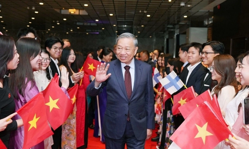 Lễ đón Tổng Bí thư Tô Lâm và Phu nhân thăm chính thức Cộng hòa Phần Lan