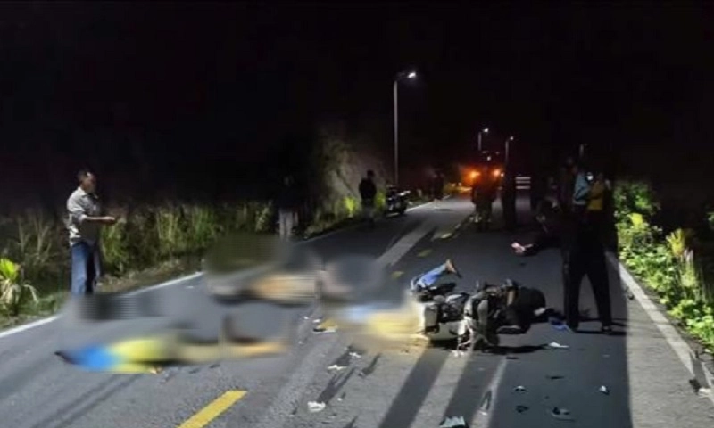 Hai xe máy tông nhau trong đêm, hai người tử vong tại Quảng Ninh 