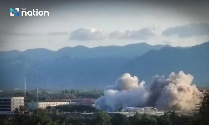 Nổ liên tiếp ở khu phức hợp lừa đảo tại Myanmar