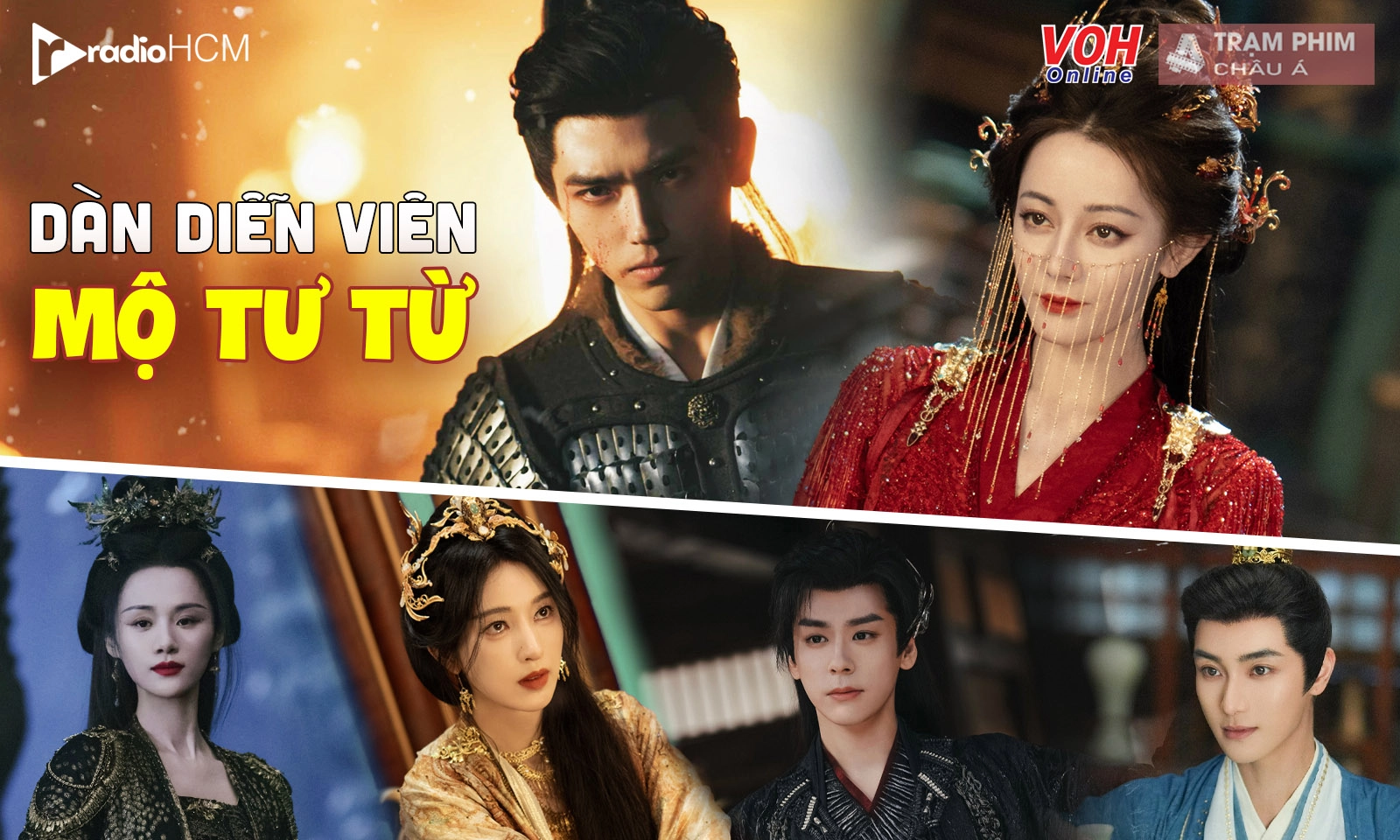 Dàn diễn viên Mộ Tư Từ: Địch Lệ Nhiệt Ba, Trần Phi Vũ trong mối tình người - quỷ