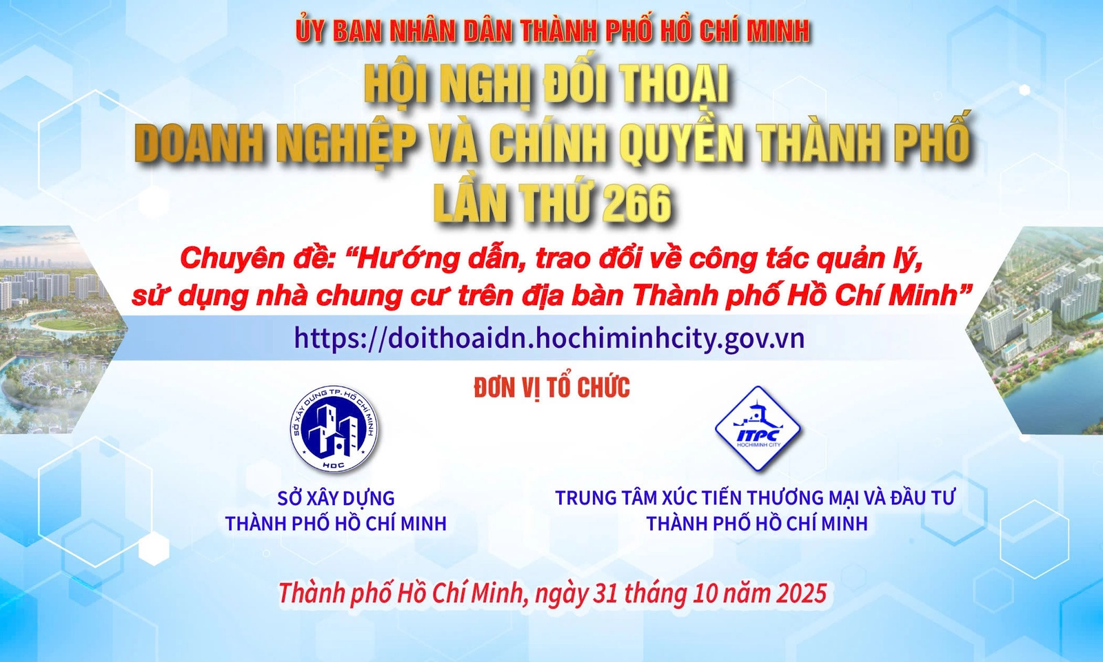 [Livestream] Hướng dẫn, trao đổi về công tác quản lý, sử dụng nhà chung cư trên địa bàn TPHCM
