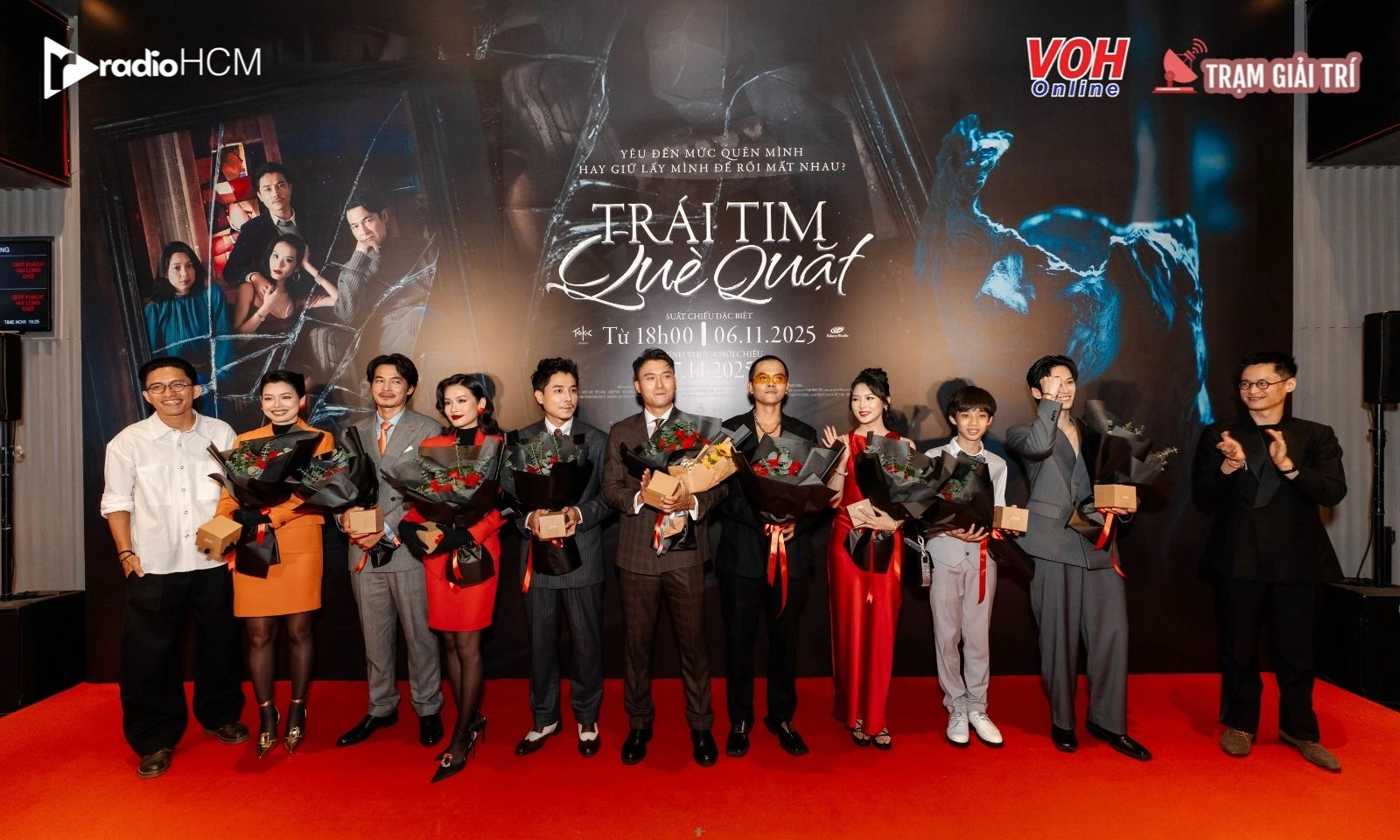 Trái Tim Què Quặt cùng dàn diễn viên thực lực đổ bộ thảm đỏ