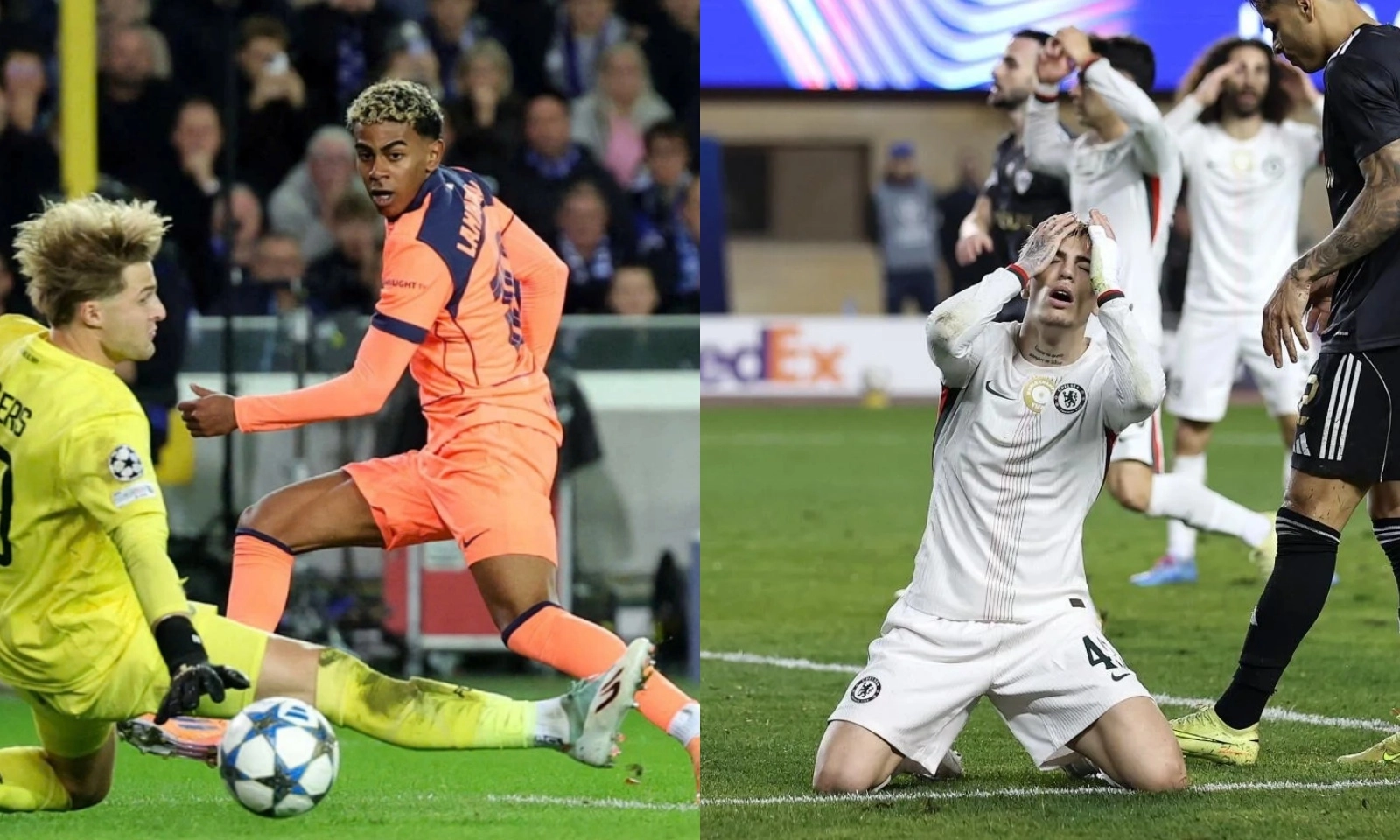 Kết quả Champions League hôm nay: Yamal lập tuyệt phẩm má ngoài | Chelsea hòa như thua