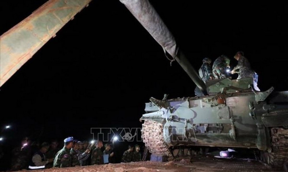 Campuchia - Thái Lan triển khai đợt 2 rút vũ khí hạng nặng ngày 8/11