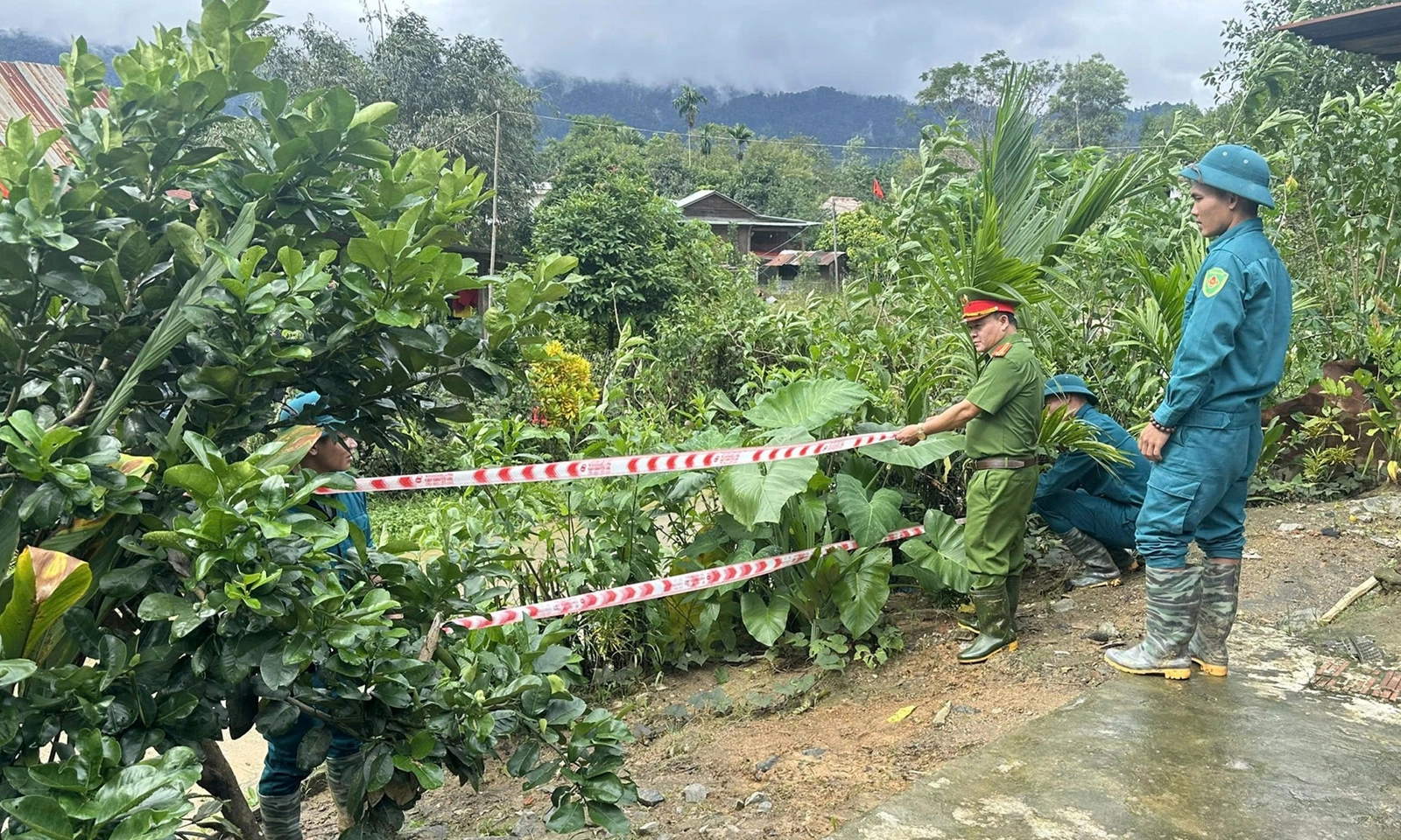 Phát hiện vết nứt dài hơn 30m, sâu gần 2m trên đồi tại Đà Nẵng