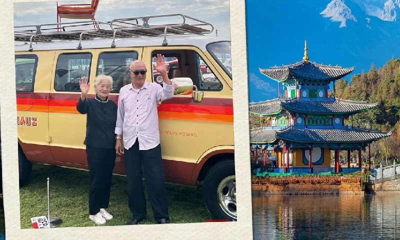 Cặp vợ chồng U90 lái xe xuyên Trung Quốc suốt hơn 20 năm