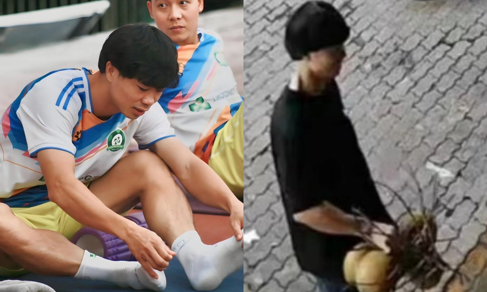 Công Phượng dễ thương tặng quà bất ngờ cho người lạ 