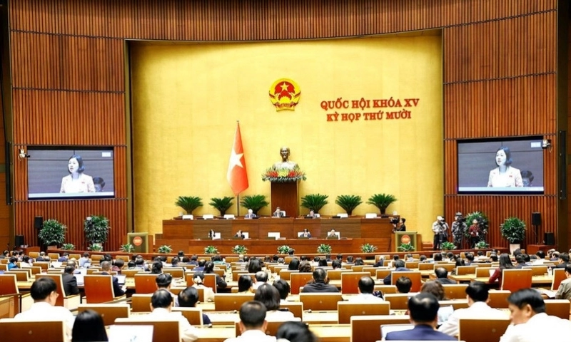 Quốc hội biểu quyết nghị quyết về kế hoạch phát triển kinh tế - xã hội