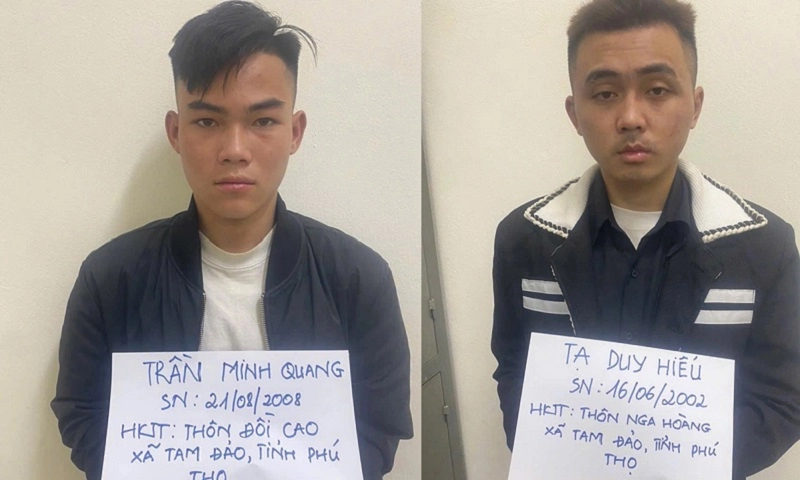 Phú Thọ: Bắt 2 đối tượng vào phòng ngủ cướp tài sản nữ chủ nhà