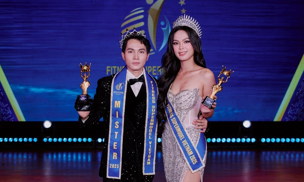 Minh Phụng – Ngọc Thiện đăng quang Fitness Supermodel Vietnam 2025