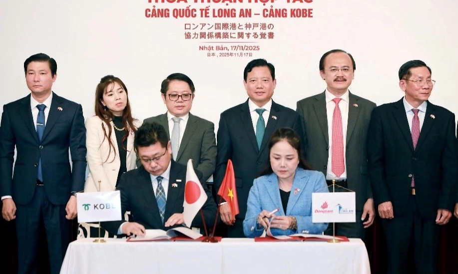 Cảng quốc tế Long An và Cảng Kobe ký kết MOU: Hợp tác chiến lược hướng tới chuỗi cung ứng xanh