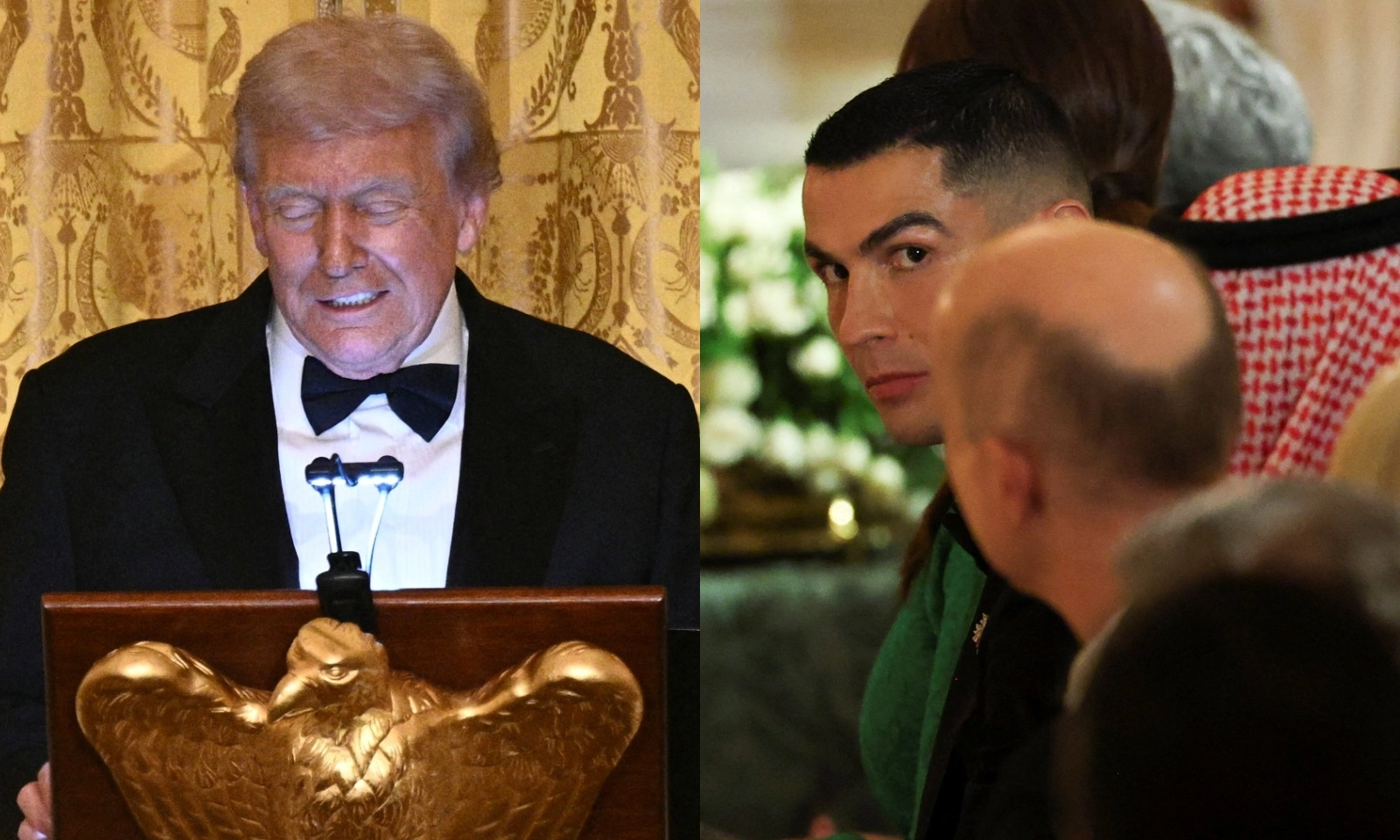 Ronaldo bảnh bao dự tiệc Nhà Trắng, Tổng thống Trump đặc biệt xướng tên