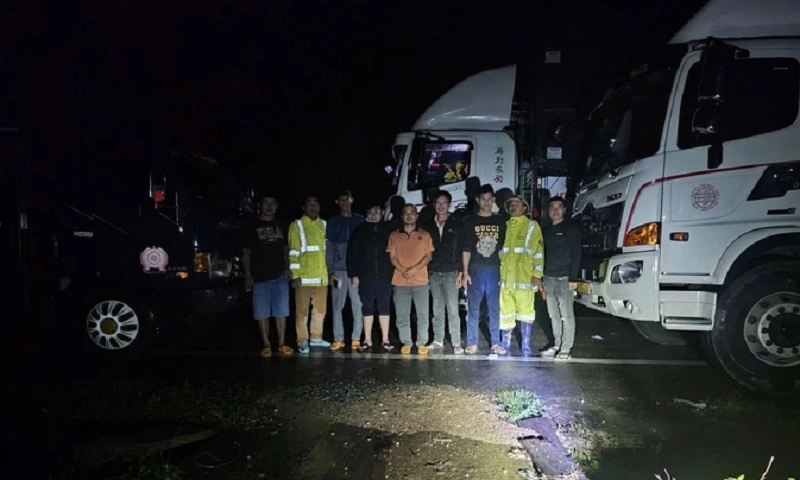 Cơ bản khắc phục các điểm sạt lở trên đèo Khánh Lê