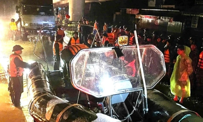 Lũ sông Cái Phan Rang vượt báo động 3