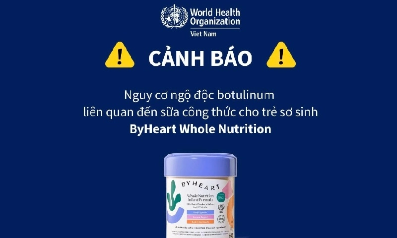 Bộ Y tế yêu cầu rà soát và thu hồi sữa công thức gây ngộ độc tại Mỹ