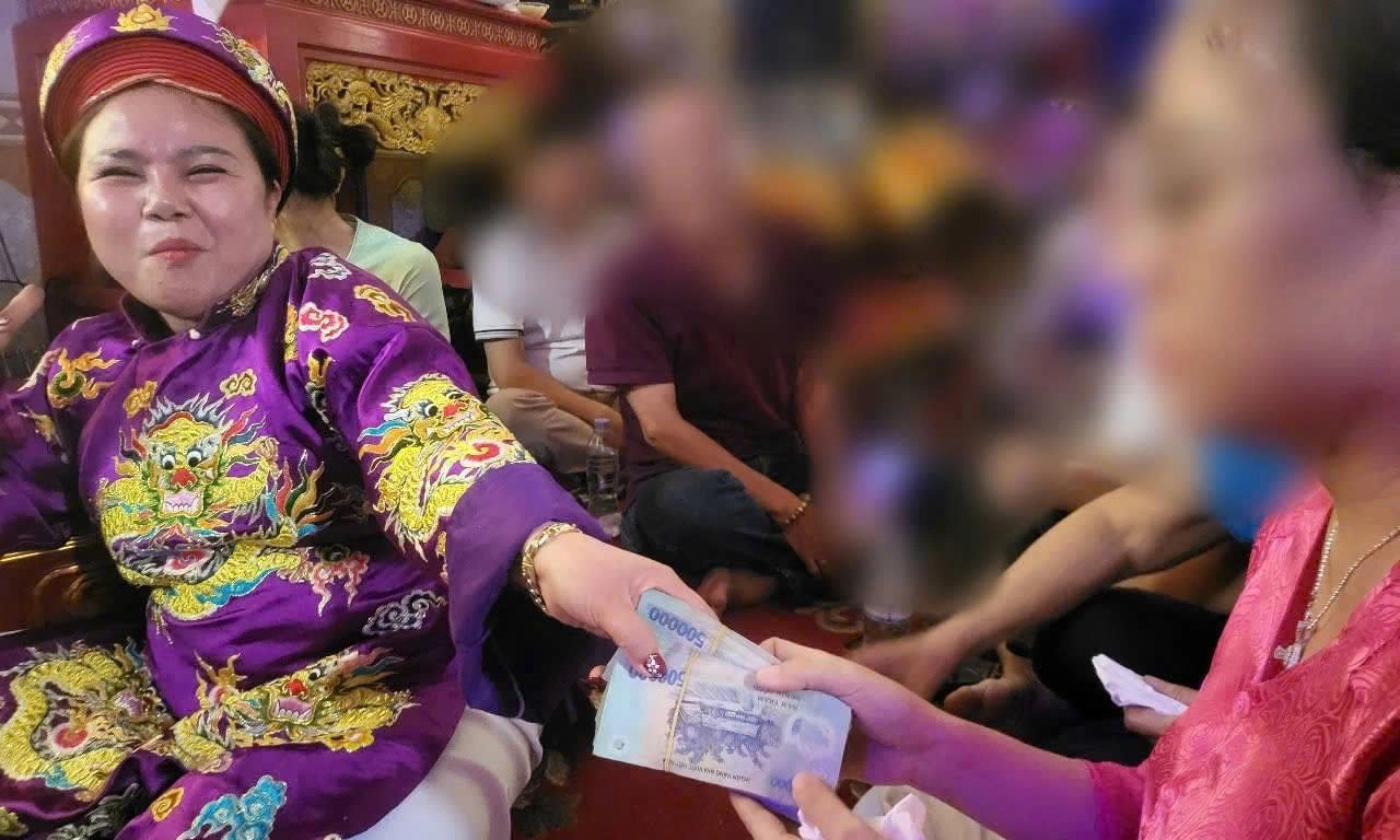 Lừa đảo buôn thần bán thánh, bà đồng bị thỉnh về trụ sở công an