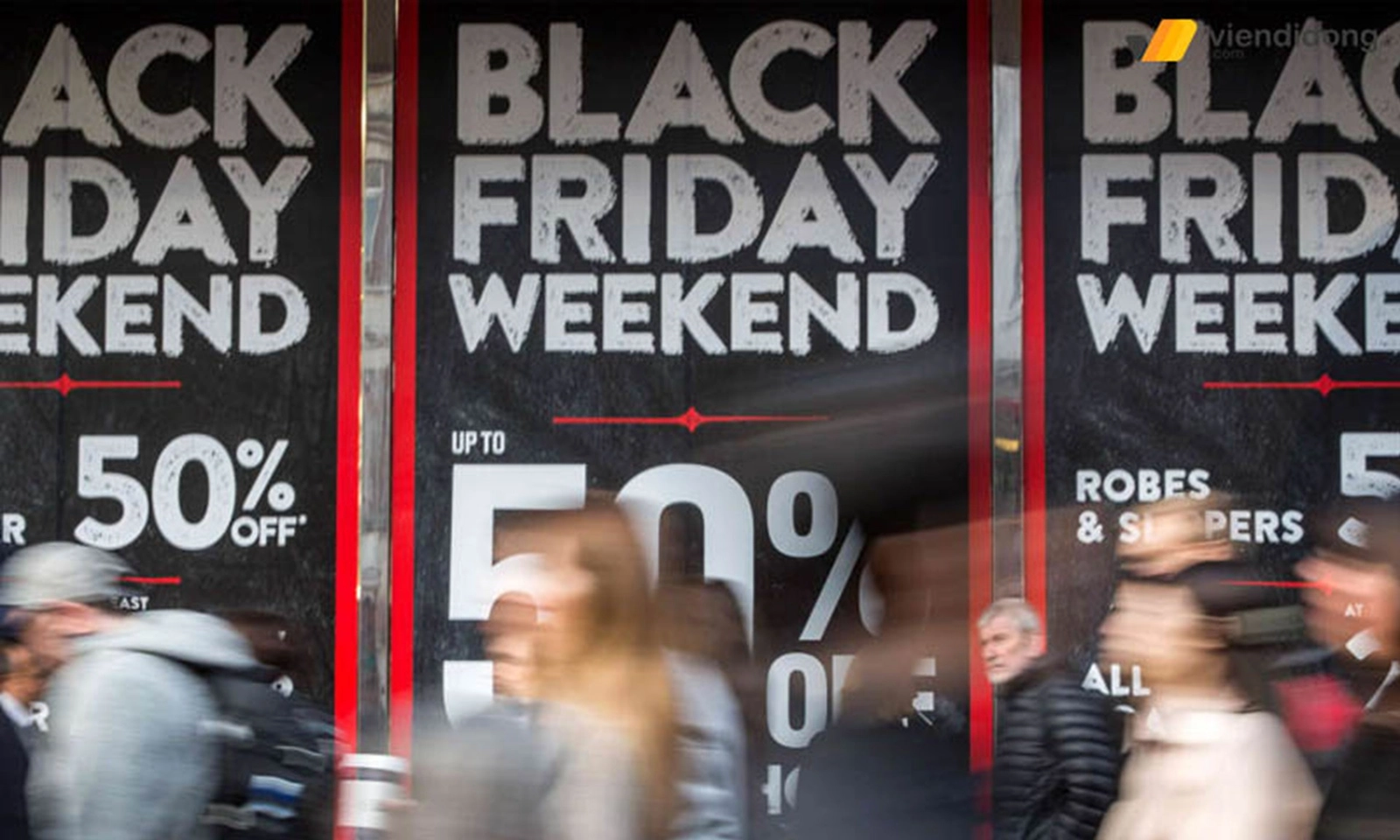 Khoảng 186,9 triệu người Mỹ dịp đổ xô mua sắm trong ngày Black Friday