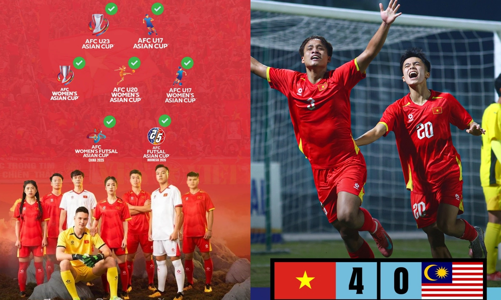 Bóng đá Việt Nam lập kỳ tích sánh ngang Nhật Bản, báo Malaysia phải nể phục