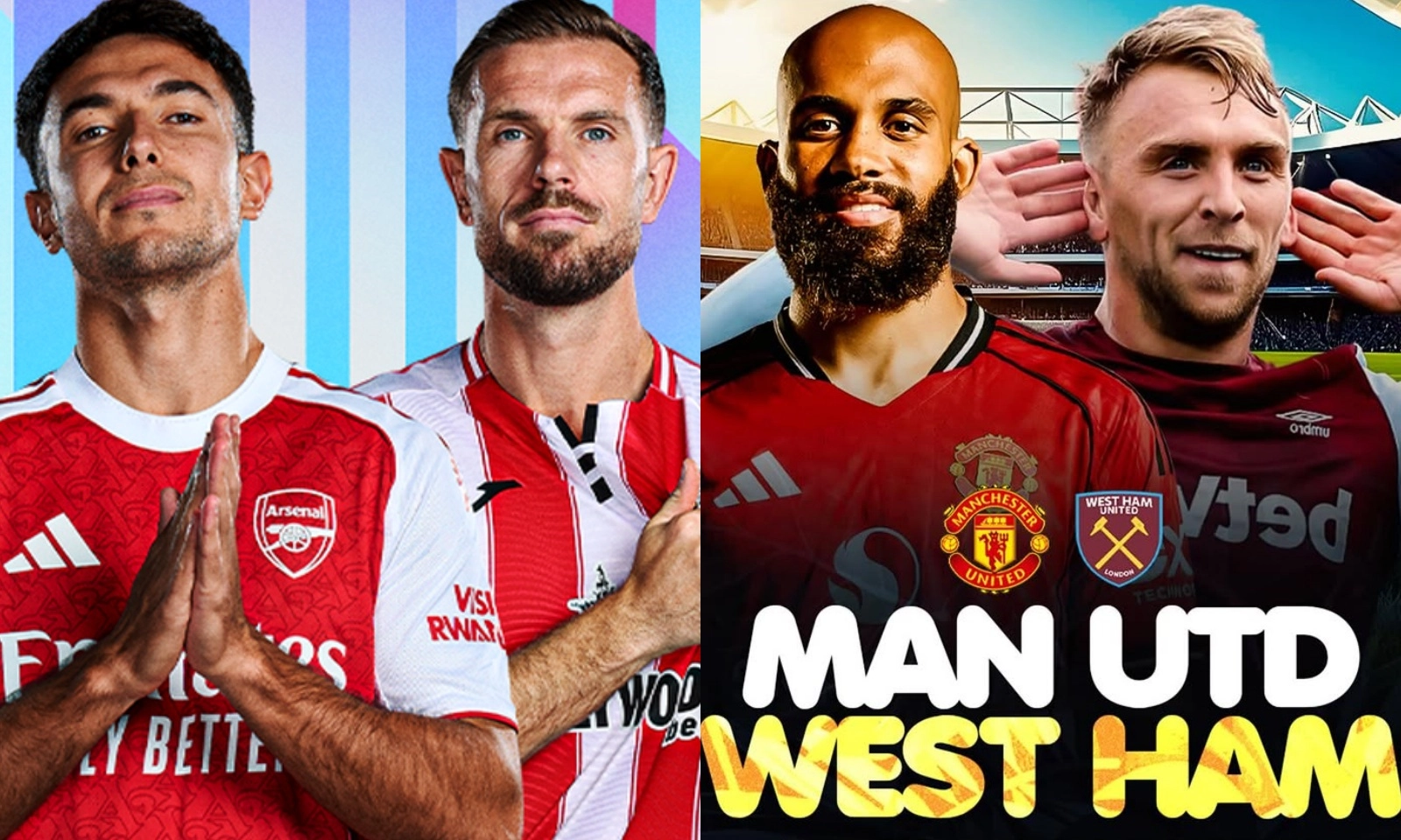 Lịch thi đấu Ngoại hạng Anh vòng 14: Arsenal vs Brentford | MU vs West Ham