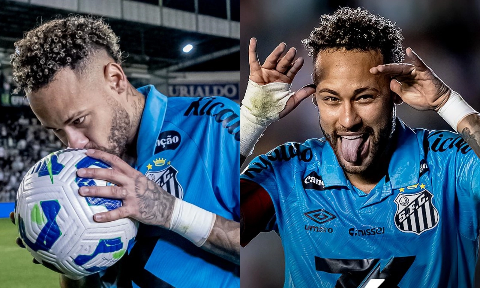 Neymar trái lời bác sĩ, lập hat-trick cứu rỗi Santos