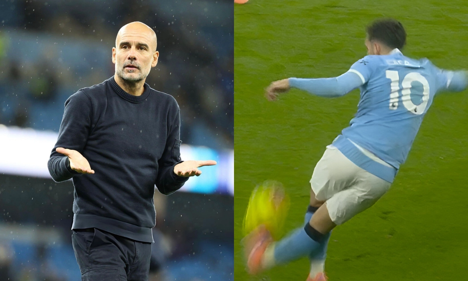 Cherki kiến tạo rabona thần sầu, Pep giáo huấn bằng Messi