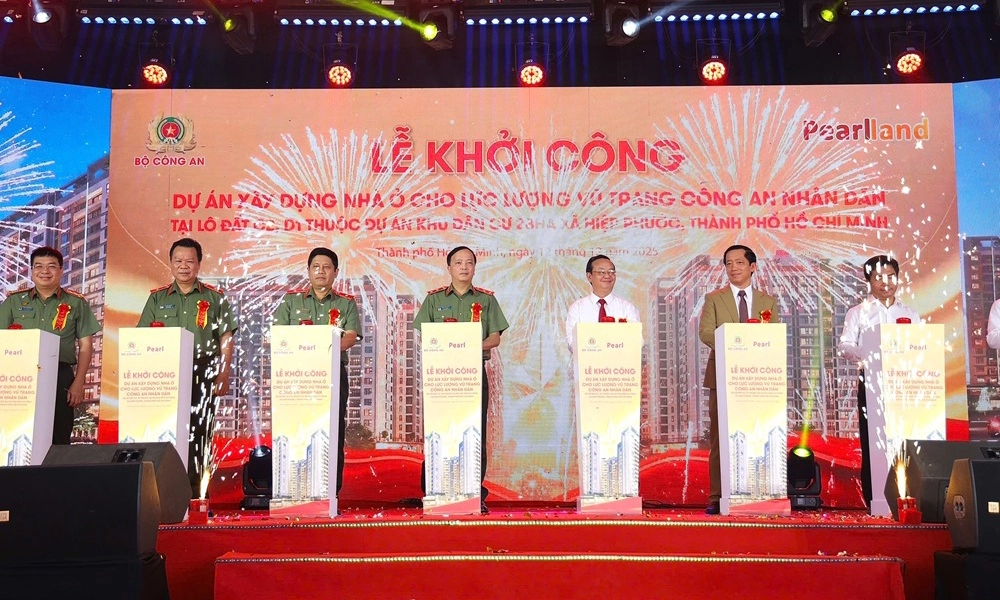 TPHCM khởi công gần 1.000 căn nhà ở xã hội dành cho lực lượng Công an nhân dân