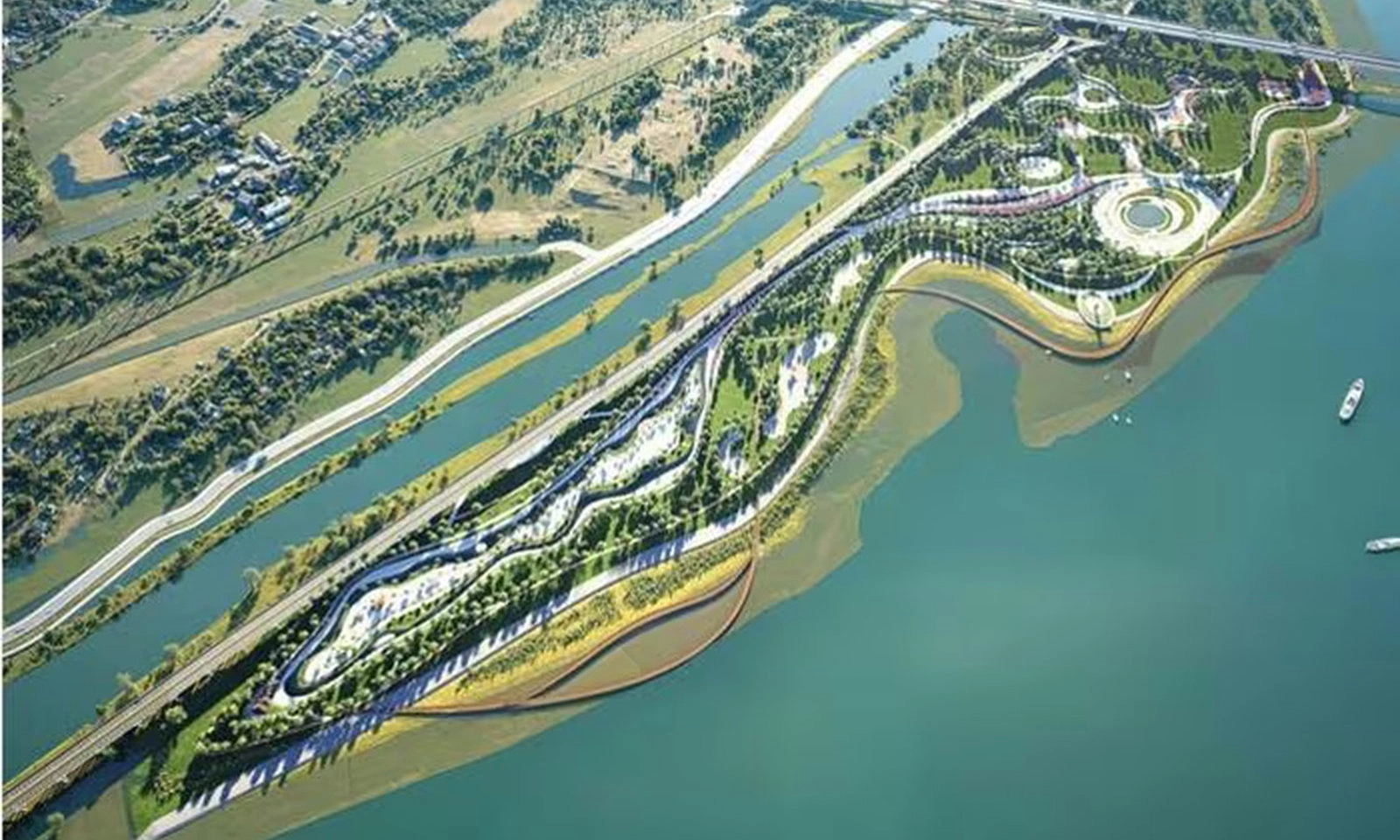 Đại lộ ven sông Hồng hơn 855.000 tỉ đồng chuẩn bị khởi công