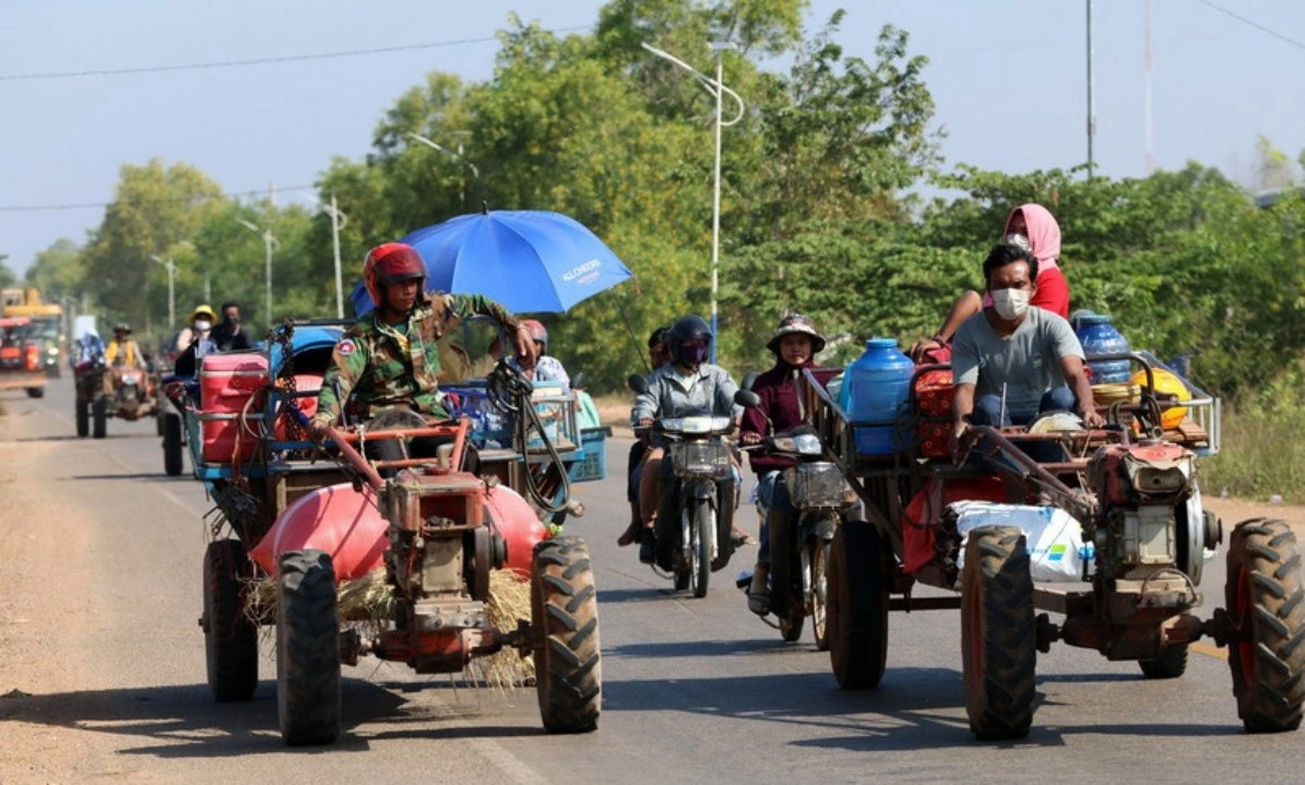Campuchia đóng cửa toàn bộ cửa khẩu với Thái Lan