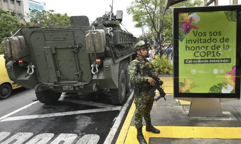 Căn cứ quân sự Colombia bị tấn công