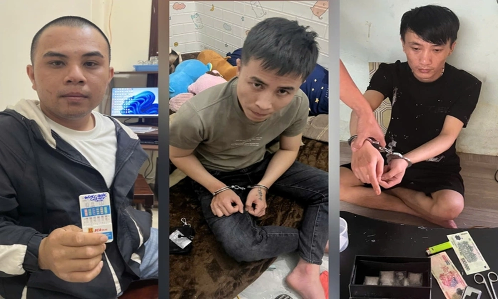 Tạm giữ 3 đối tượng mua bán ma túy, một người cất giấu súng