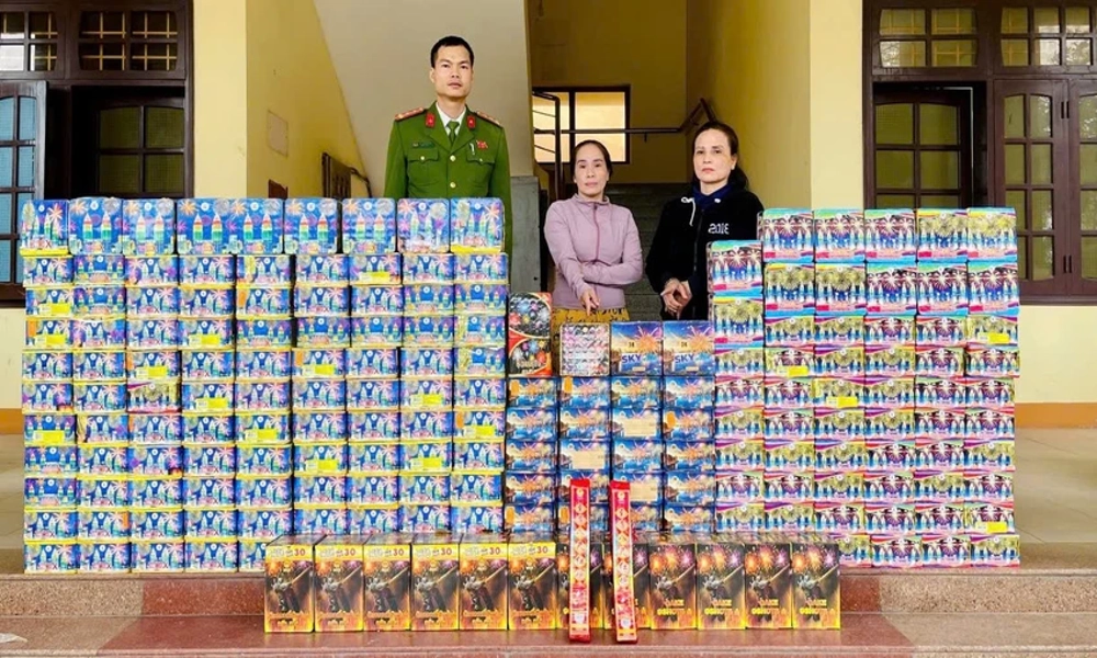 Hơn 300kg pháo nổ bị thu giữ giữa khu dân cư