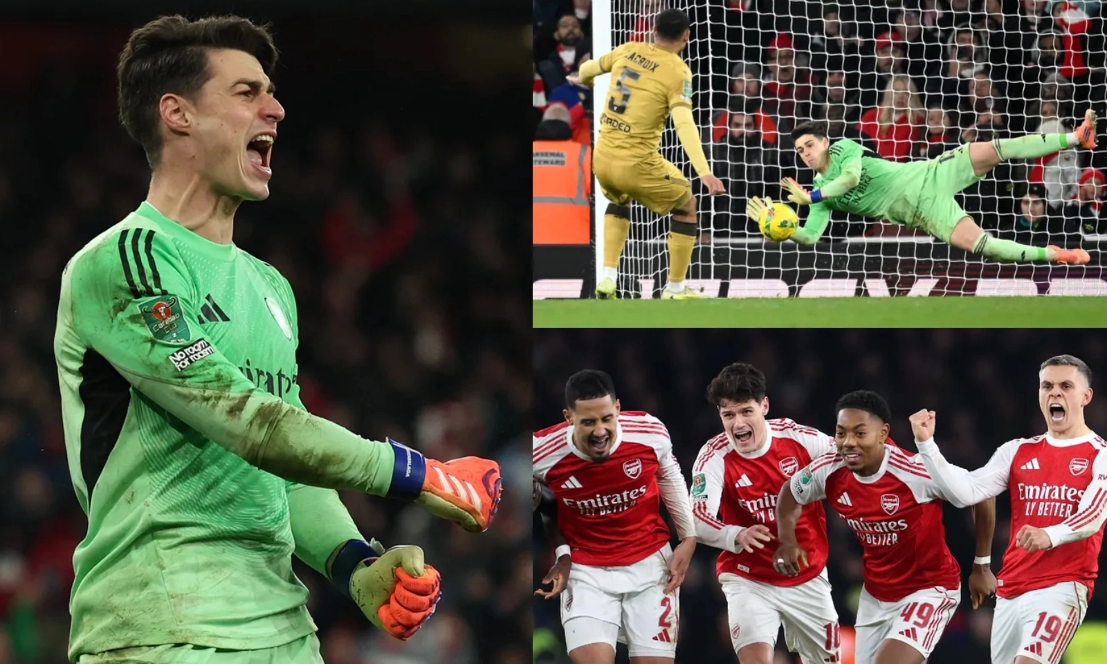 Kepa đập tan chu kì thất bại 3 năm trên chấm penalty Carabao Cup 