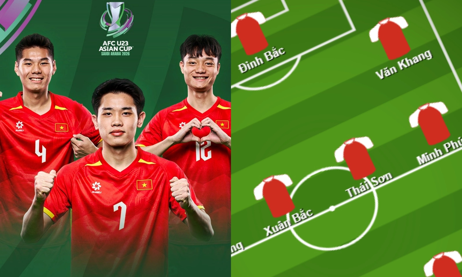 Đội hình dự kiến U23 Việt Nam vs U23 Kyrgyzstan: Thần đồng 18 tuổi | Biến số trung tuyến 