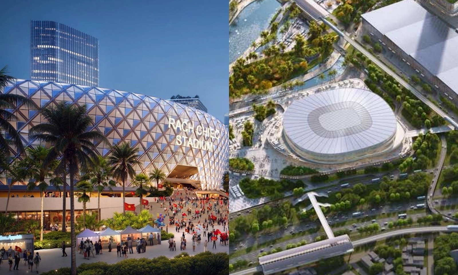 Quy mô sân vận động khủng nhất Nam Bộ vừa khởi công 